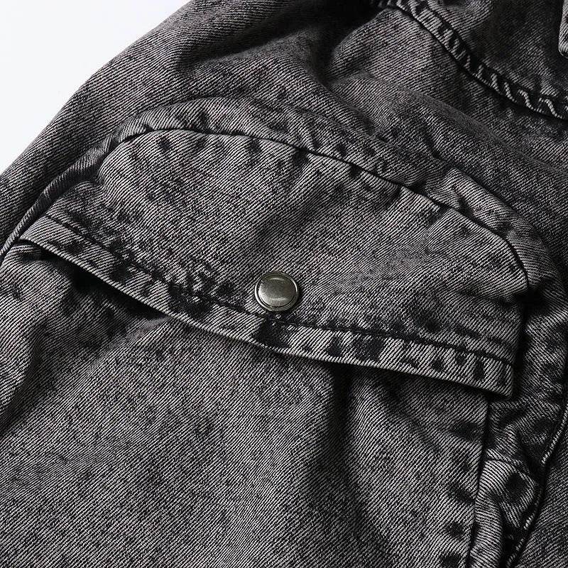 Personality Street Tooling Style Overall Baggy Jeans Pant Women - Velora