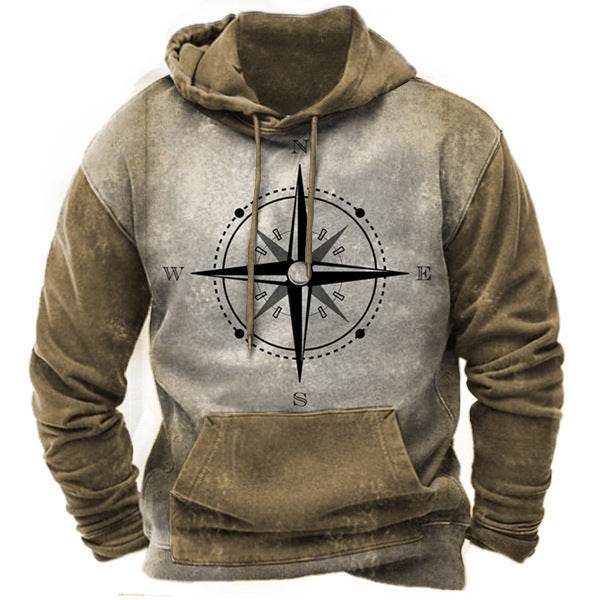 Men's Street Sports Fashion Digital Print Sweatshirt - Velora