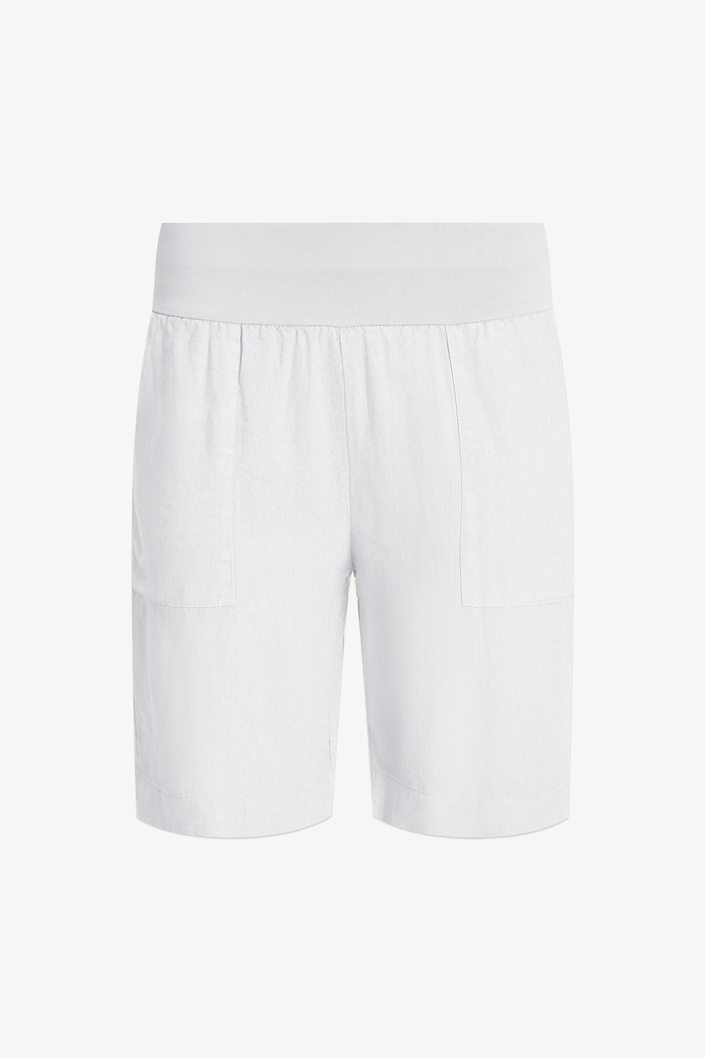 Women's Knit Woven Combo Shorts