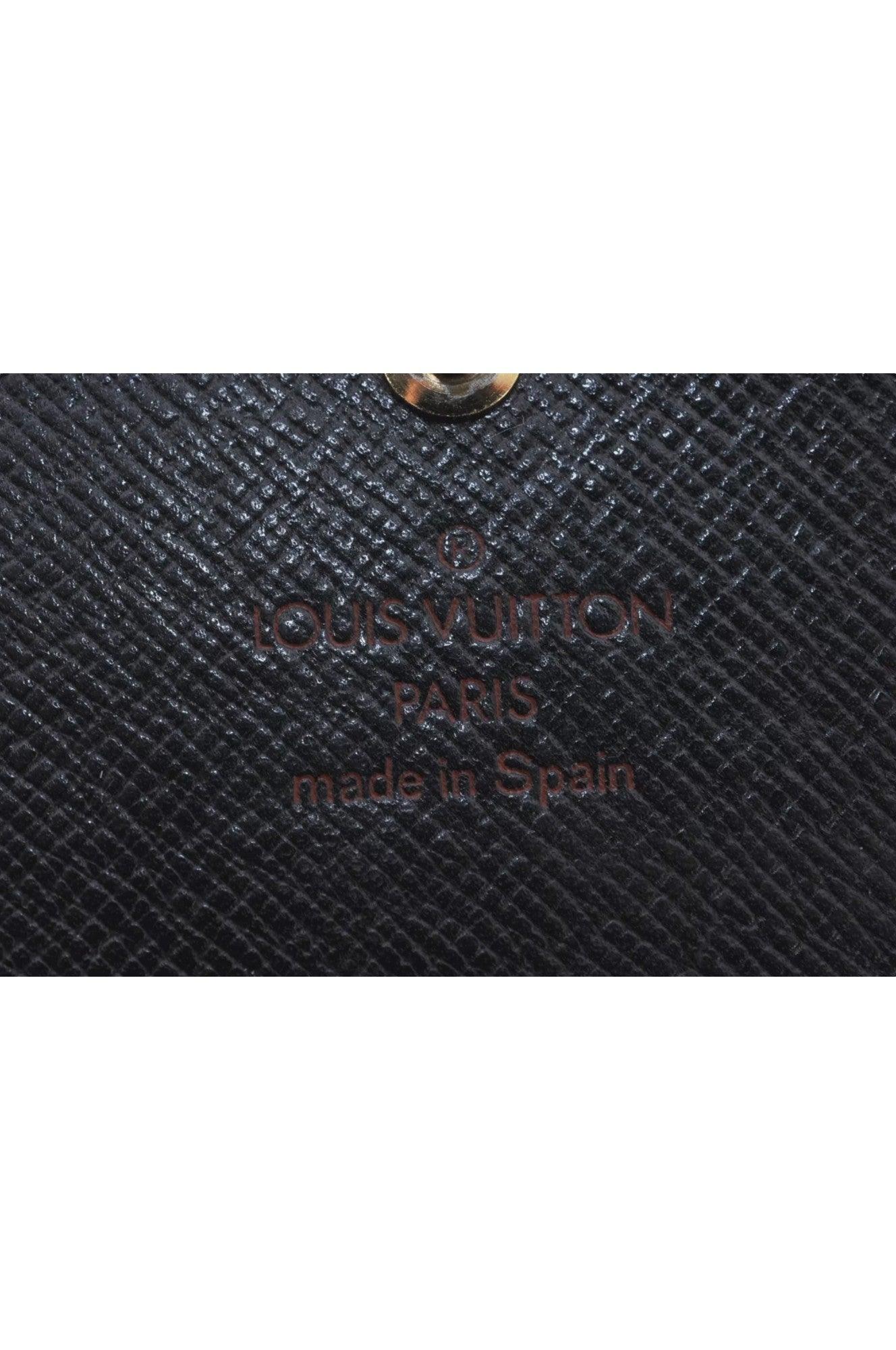 Louis Vuitton Epi Pochette Porte Monnaie Credit Wallet M63572 Black 8020K - Velora