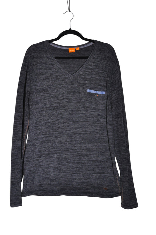 HUGO BOSS Men T-Shirts Regular fit in Gray - XL - Velora