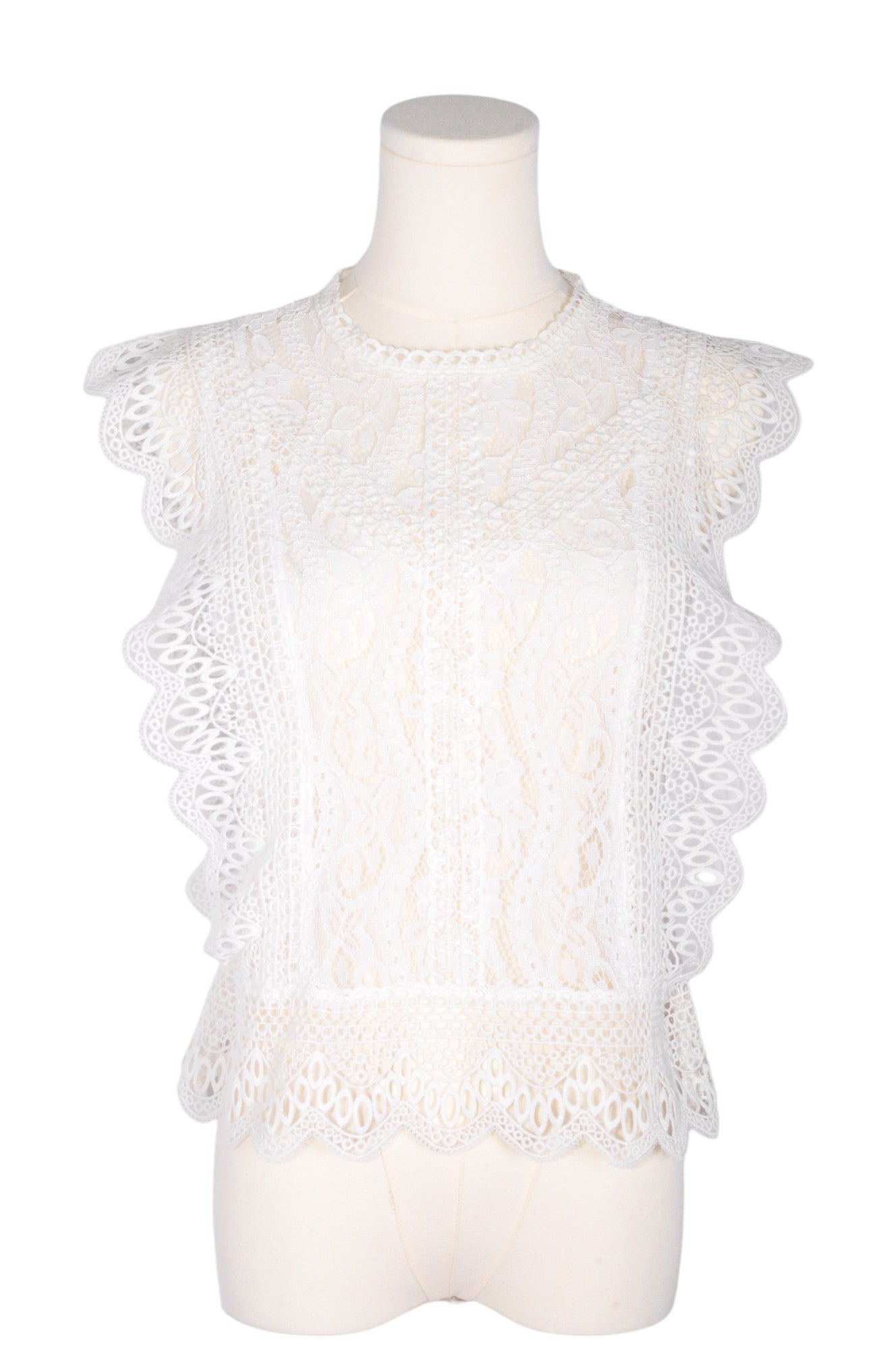 ZARA Women Blouses Regular fit in White - S - Velora