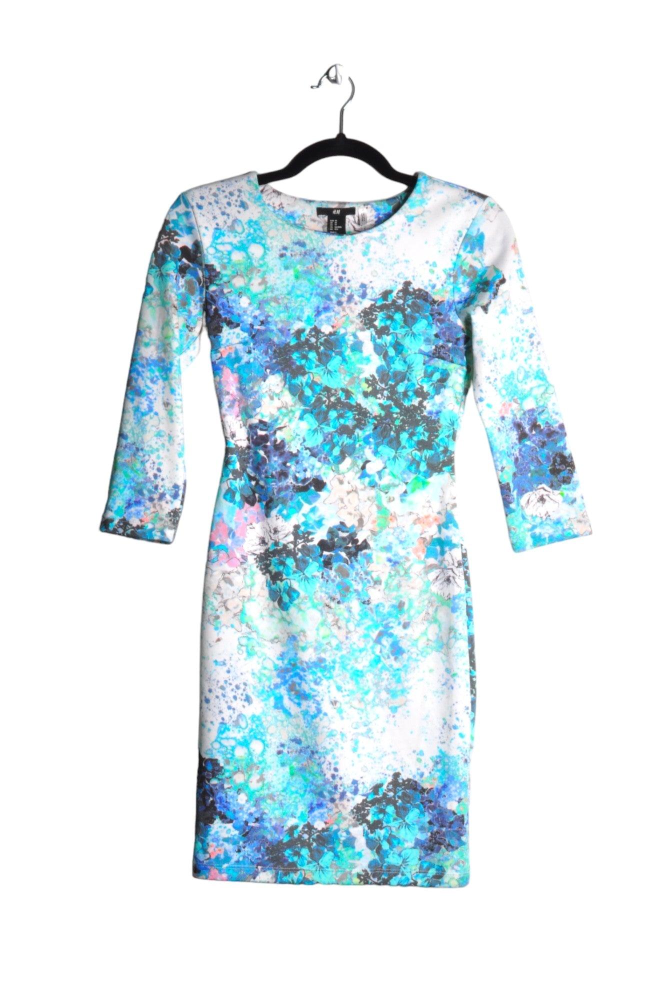 H&M Women Sheath Dresses Regular fit in Blue - XS - Velora