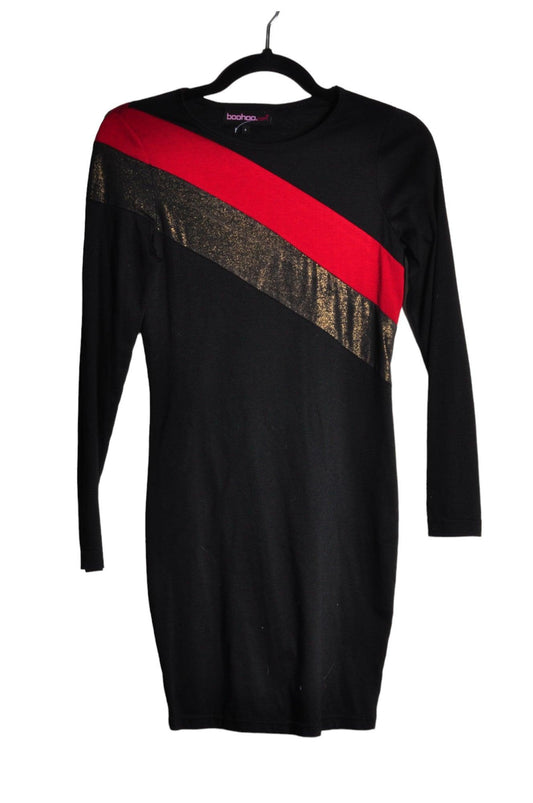 BOOHOO Women Sheath Dresses Regular fit in Black - 8 - Velora