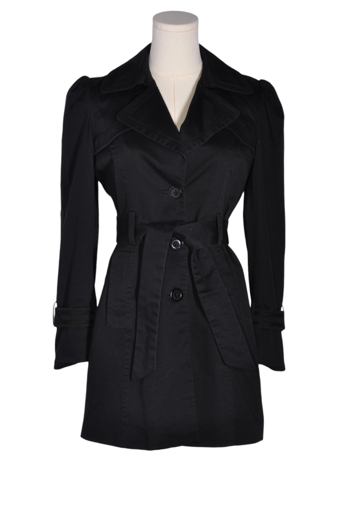 WHITE HOUSE BLACK MARKET Women Trenchcoats Regular fit in Black - XS - Velora