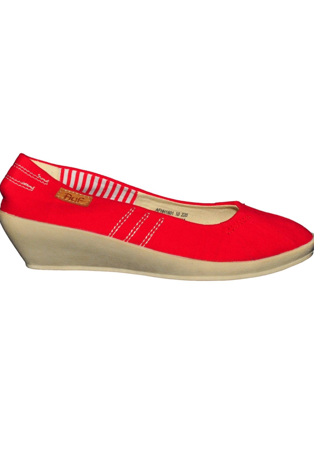 AUF Women Heels Regular fit in Red - 36 - Velora