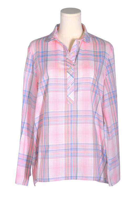 COUNTRY SUBERBANS Women Button Down Tops Regular fit in Pink - 16 - Velora
