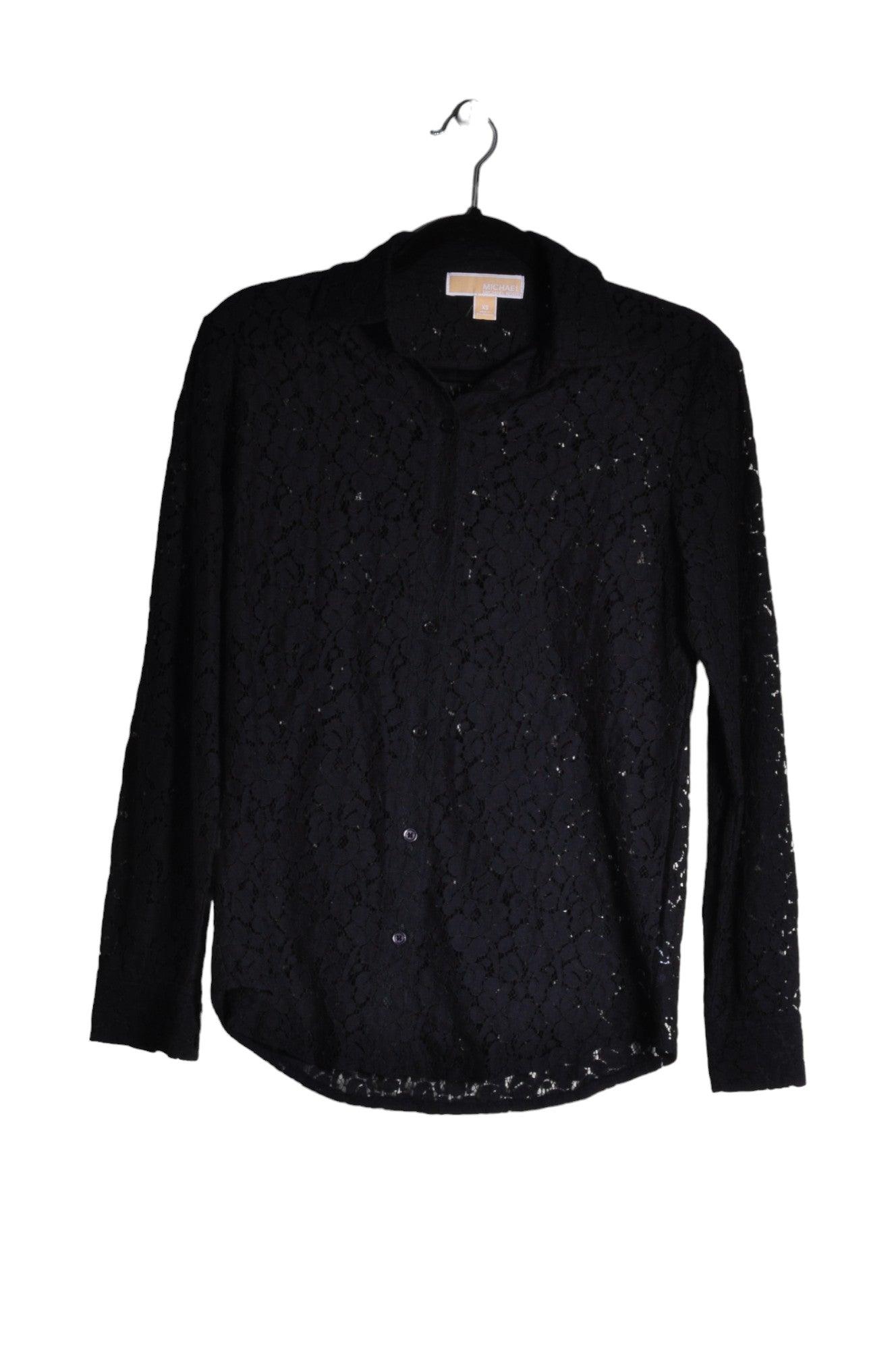 MICHAEL KORS Women Button Down Tops Regular fit in Black - XS - Velora