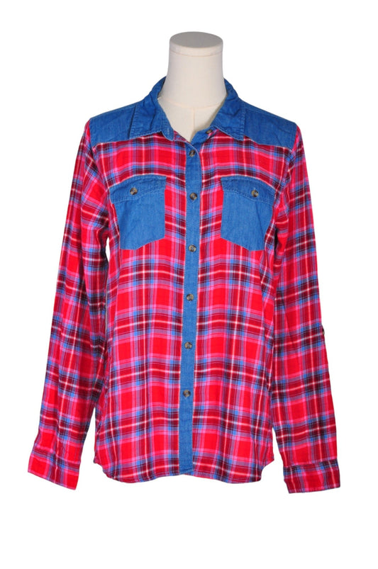 BLUE CRUSH Women Button Down Tops Regular fit in Pink - M - Velora