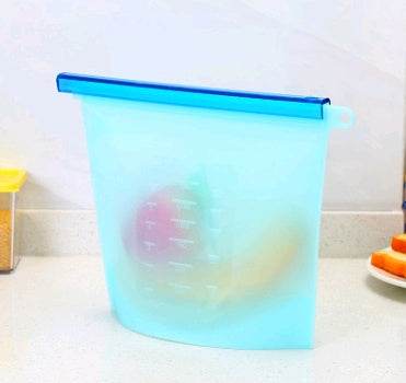 Reusable Silicone food storage bag vacuum sealed bag - Velora