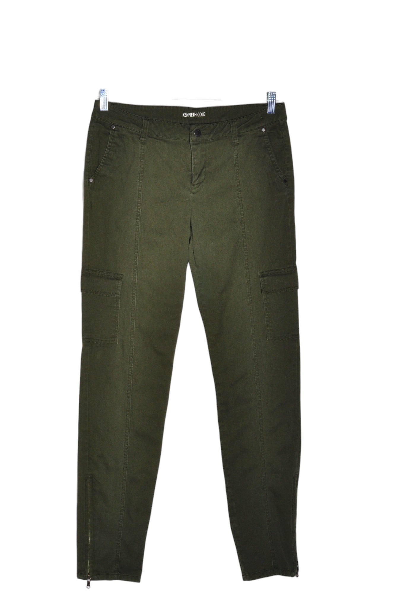 KENNETH COLE Women Cargo Pants Regular fit in Green - 32 - Velora
