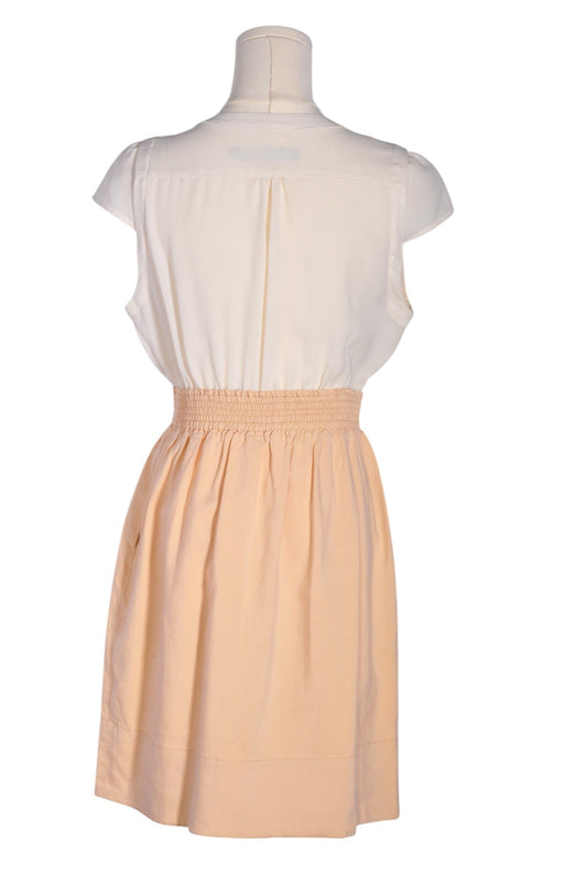 ZARA Women Midi Dresses Regular fit in Beige - M - Velora