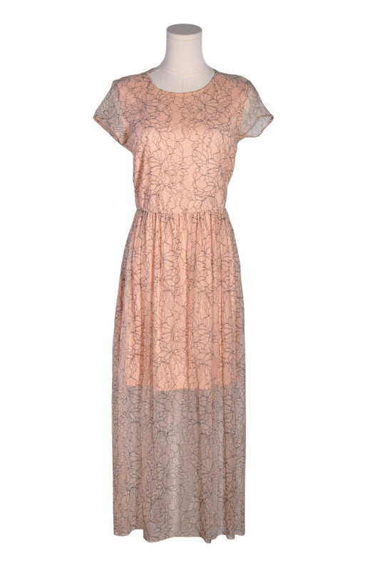 ZARA Women Maxi Dresses Regular fit in Pink - M - Velora