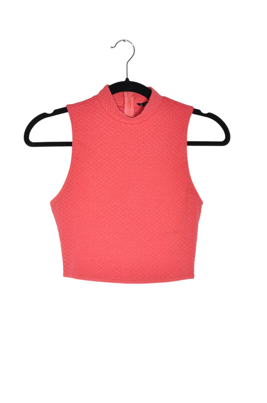 FOREVER 21 Women Crop Tops Regular fit in Red - S - Velora