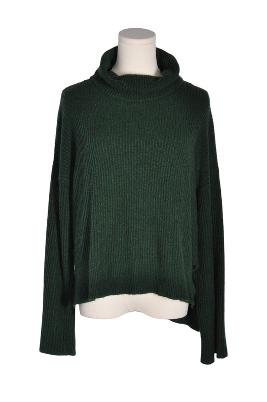 MONK & LOU Women Turtleneck Tops Regular fit in Green - M - Velora