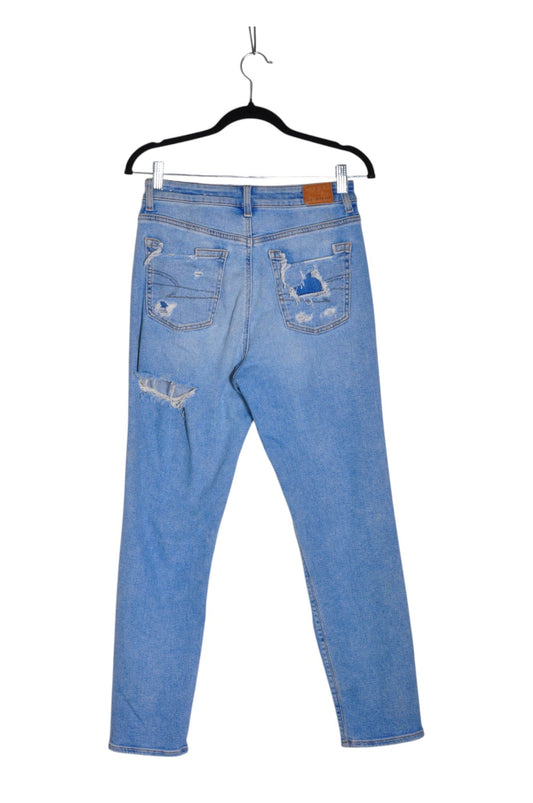 AMERICAN EAGLE Women High-Waisted Jeans Regular fit in Blue - M Koop