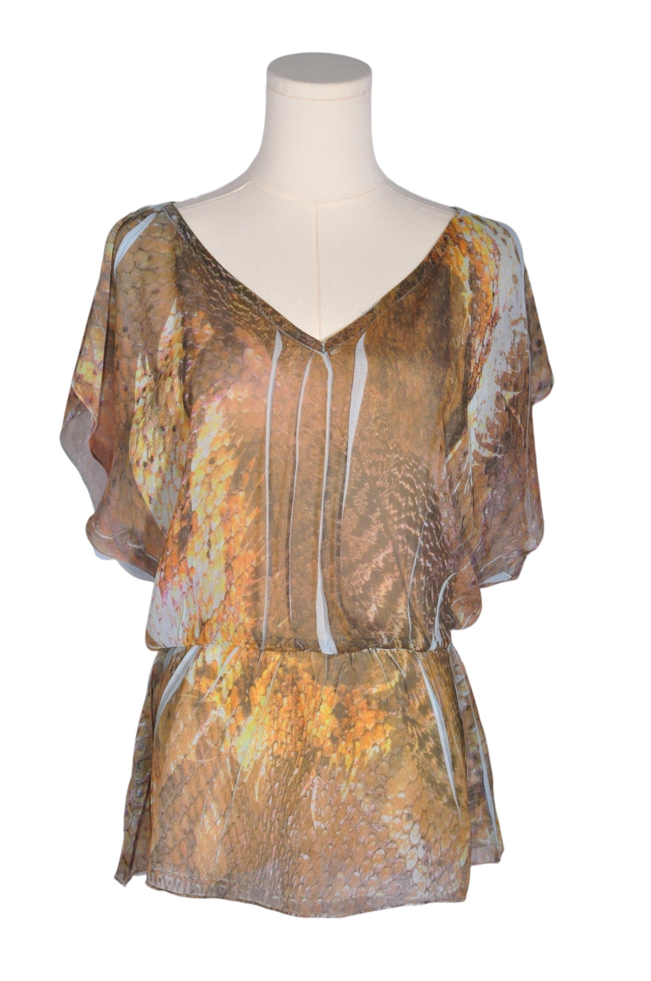 UNBRANDED Women Blouses Regular fit in Brown - S - Velora