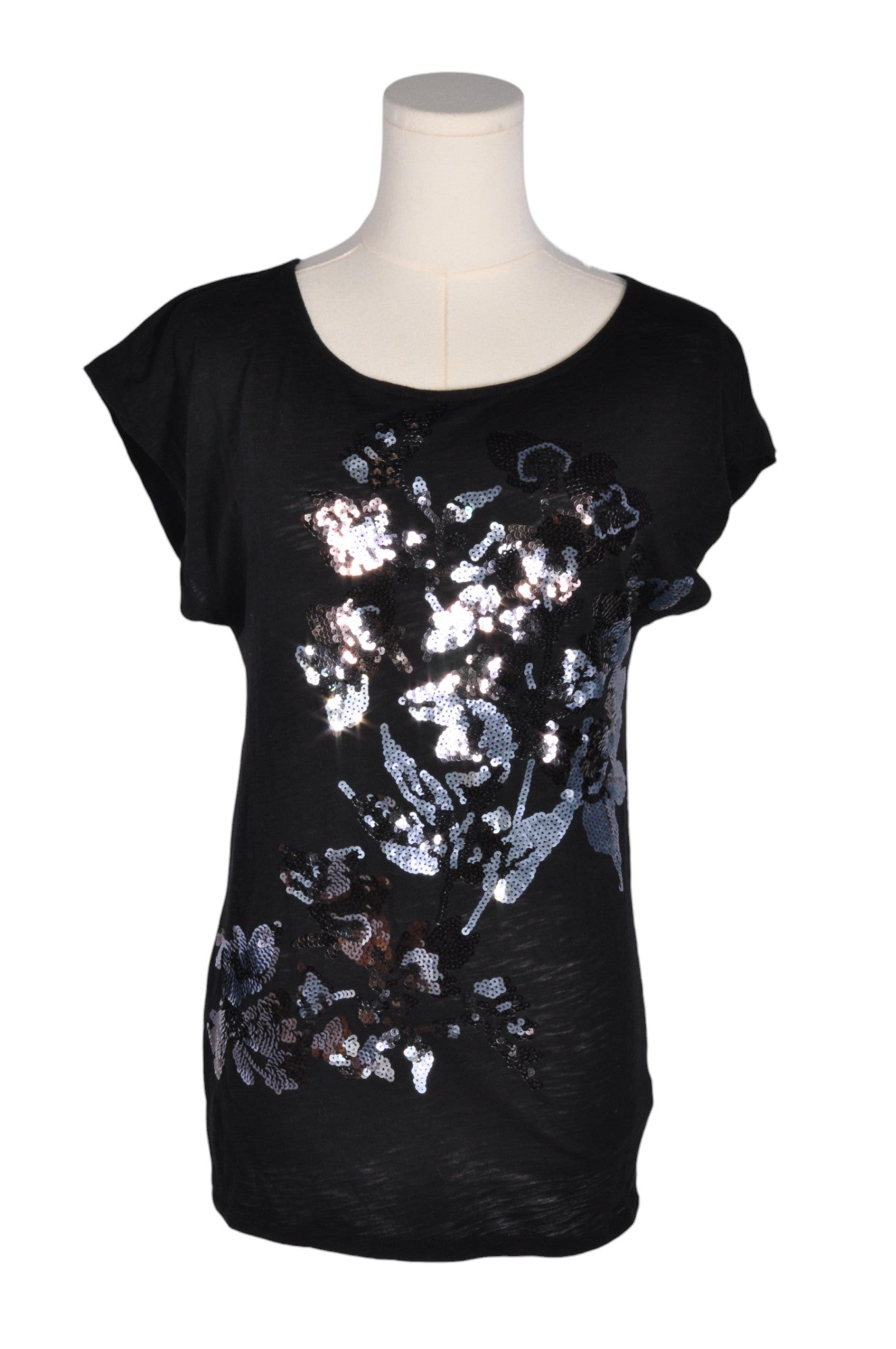 EXPRESS Women T-Shirts Regular fit in Black - XS - Velora