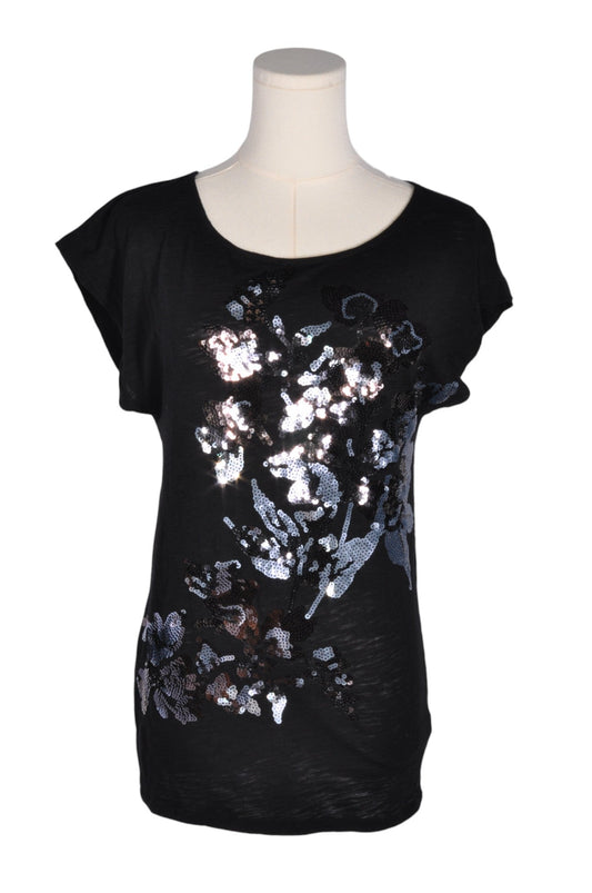EXPRESS Women T-Shirts Regular fit in Black - XS - Velora