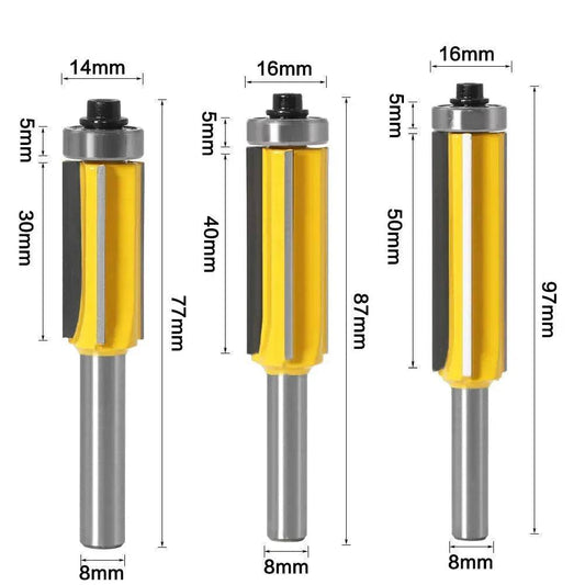 Professional Edge Banding Woodwork Flush Trim Router Bit - Velora
