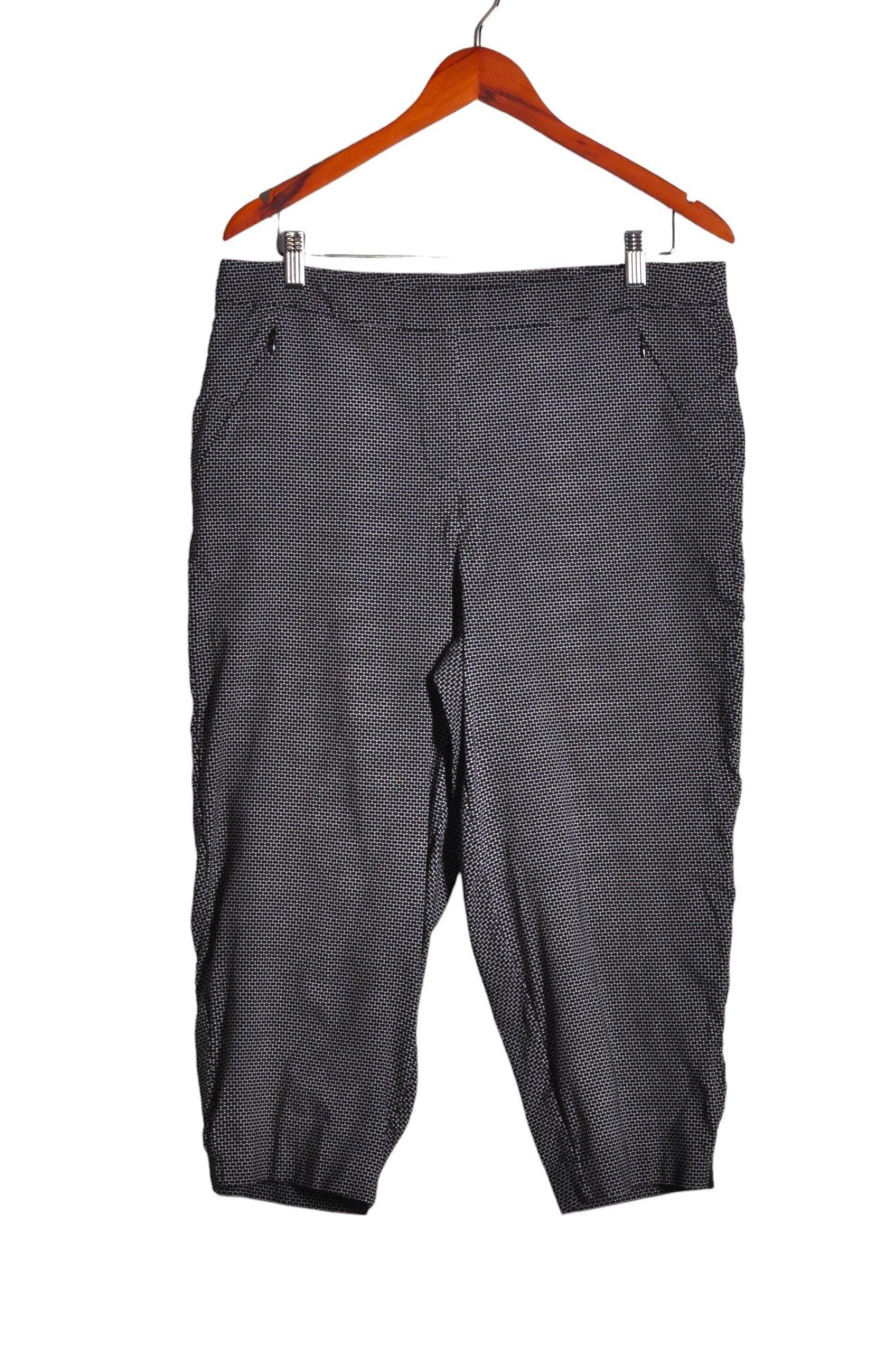 MICHEL STUDIO Women Capri Pants Regular fit in Gray - 16 - Velora