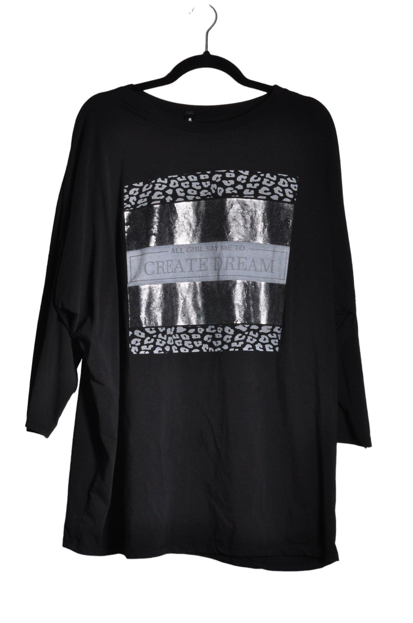 NEW COLLECTION Women T-Shirts Regular fit in Black - L - Velora