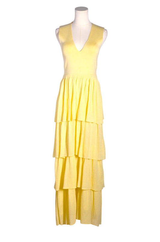 ZARA Women Maxi Dresses Regular fit in Yellow - M Koop