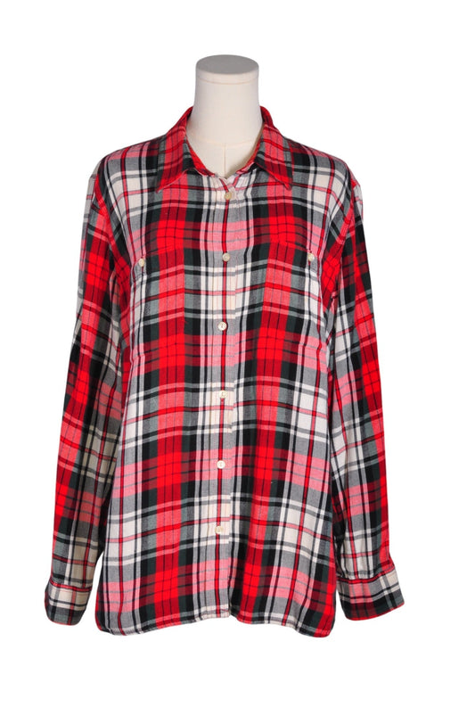 RALPH LAUREN Women Button Down Tops Regular fit in Red - 2X - Velora