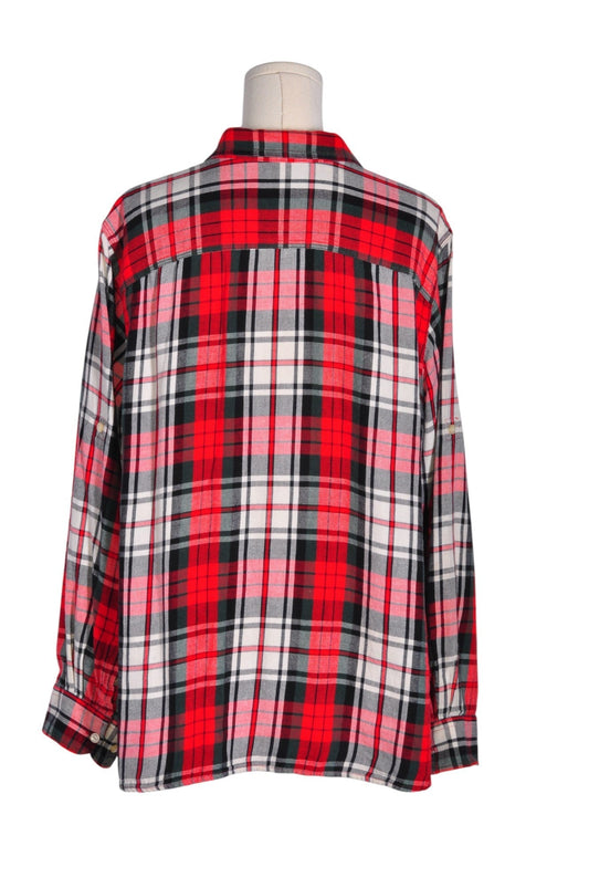 RALPH LAUREN Women Button Down Tops Regular fit in Red - 2X - Velora