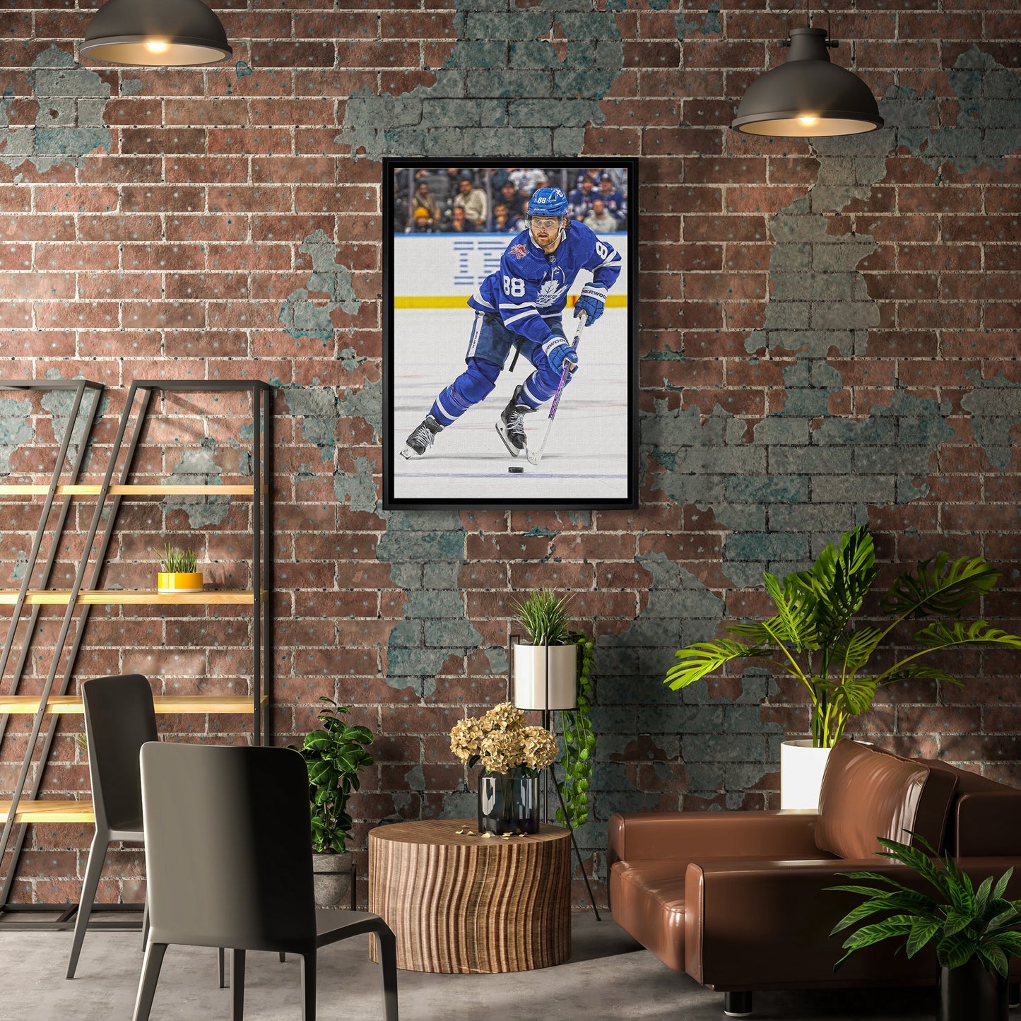 William Nylander Framed 20x29 Canvas Maple Leafs Action-V Frameworth Sports Marketing