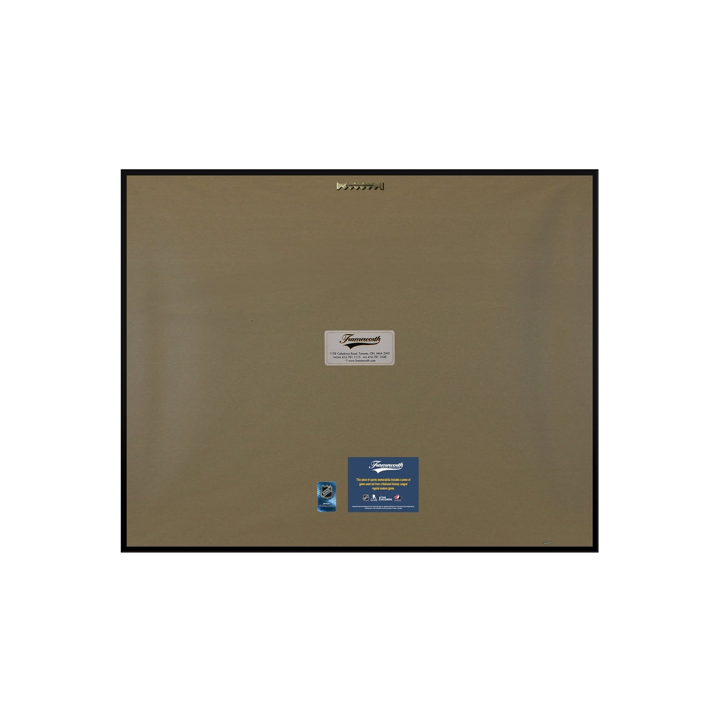 Auston Matthews Toronto Maple Leafs 16x20 PhotoGlass Display with Authentic Game-Used Net Piece Frameworth Sports Marketing