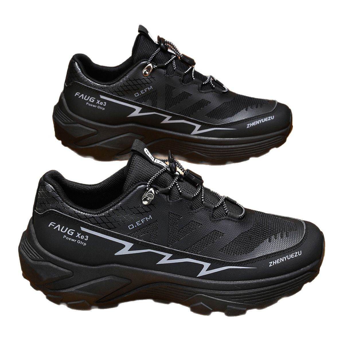 Men Colorblock Sneakers Outdoor Casual Mountaineering Hiking Running Sports Shoes - Velora