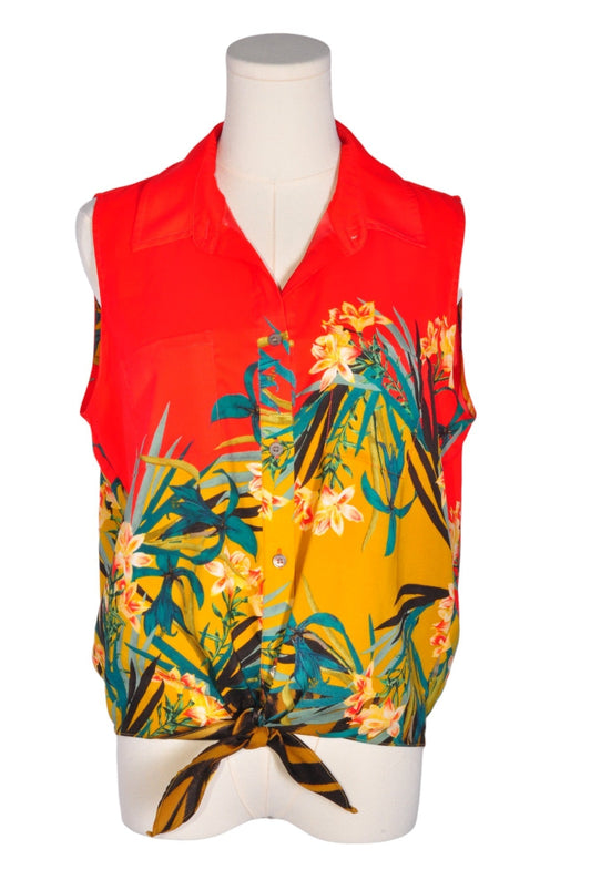 VINCE CAMUTO Women Button Down Tops Regular fit in Orange - M - Velora