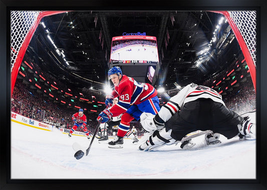 Ivan Demidov Unsigned Framed 20x29 Canvas Montreal Canadiens First Goal Frameworth Sports Marketing