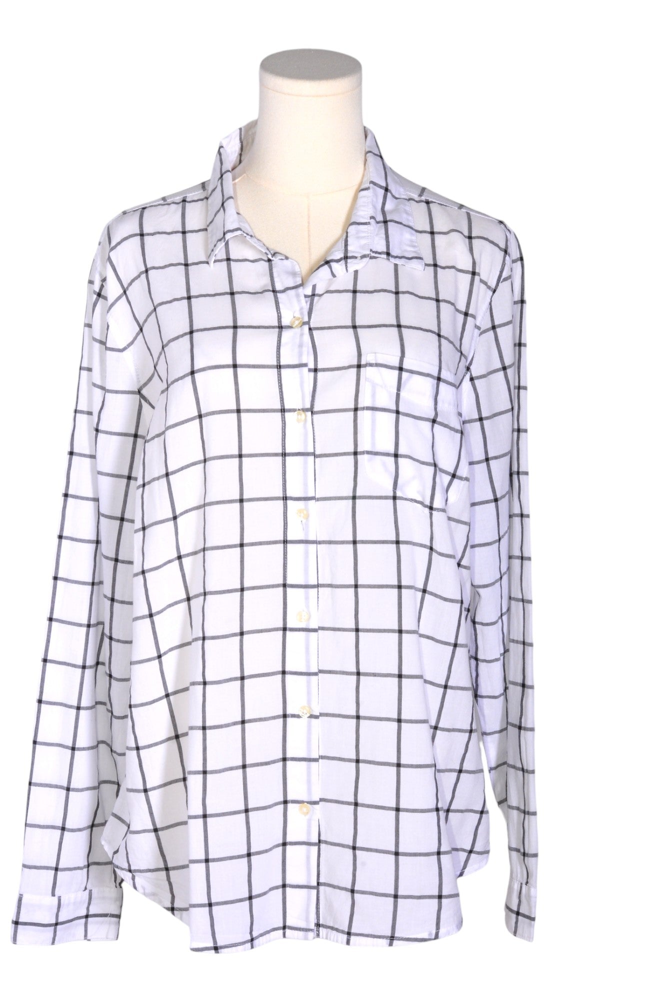 OLD NAVY Women Button Down Tops Regular fit in White - XL - Velora