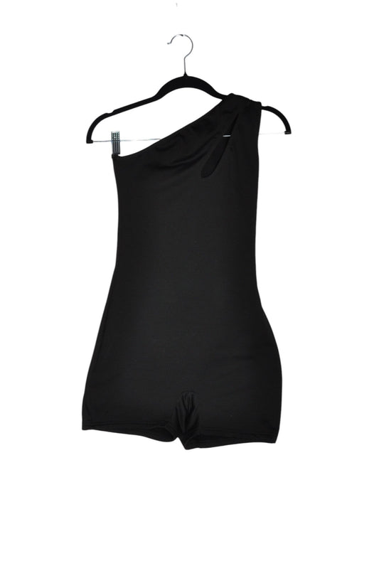 UNBRANDED Women Rompers Regular fit in Black - M - Velora