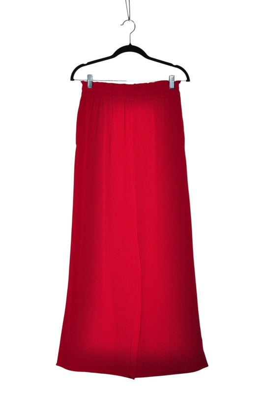 SHEIN Women Trousers Regular fit in Red - M - Velora