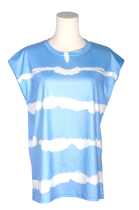 UNBRANDED Women T-Shirts Regular fit in Blue - L - Velora