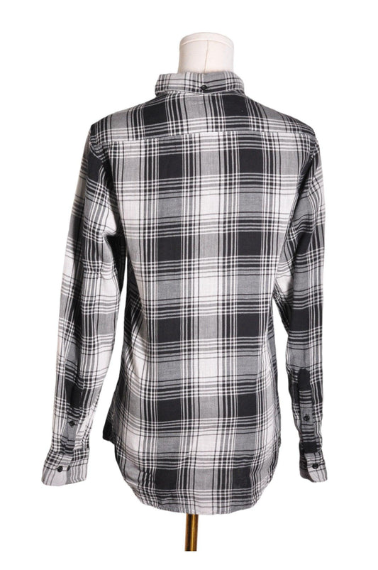 H&M Men Button Down Tops Regular fit in Blue - XS - Velora