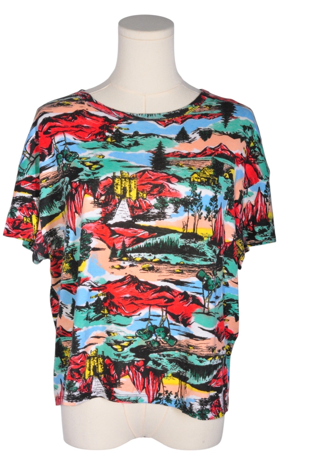 ZARA Women T-Shirts Regular fit in Red - M Koop