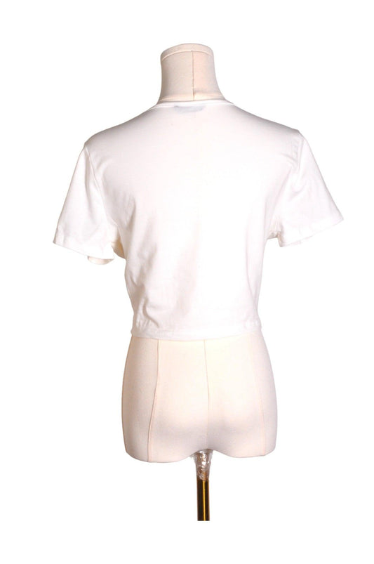 SHEIN Women Crop Tops Regular fit in White - 0XL - Velora