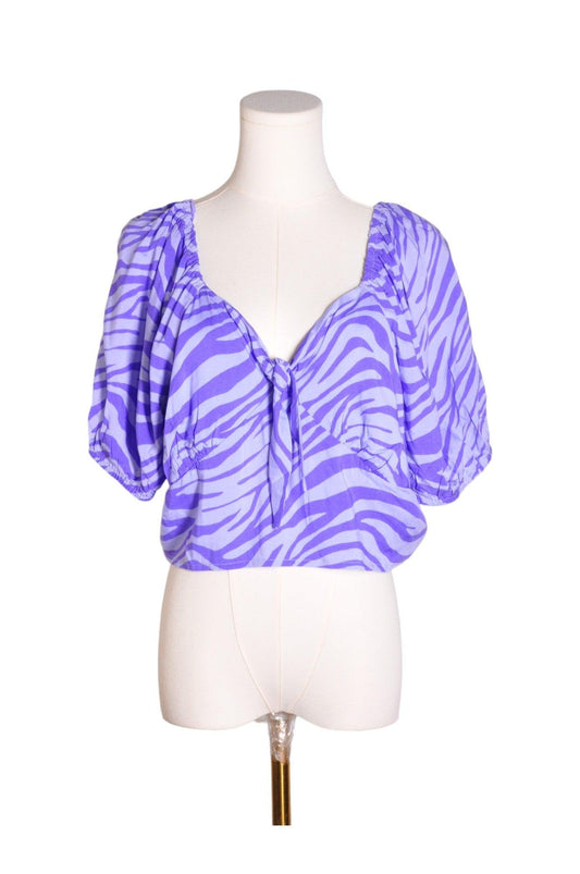 NOBO Women Crop Tops Regular fit in Purple - XXL - Velora