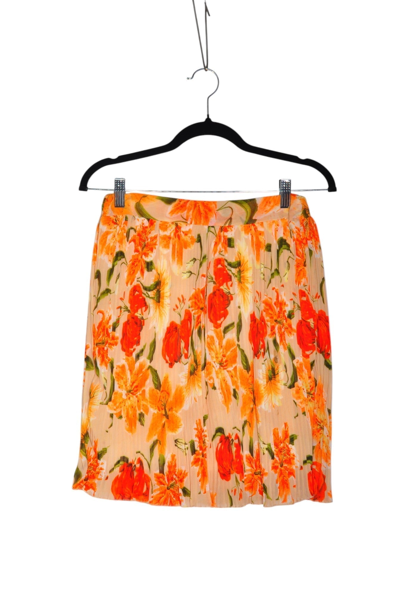 NAF NAF Women A-Line Skirts Regular fit in Orange - 10 - Velora