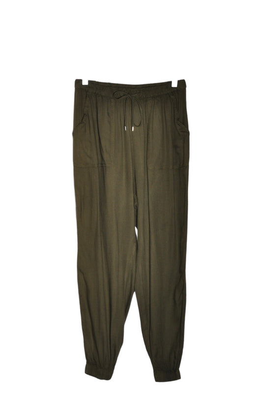H&M Women Work Pants Regular fit in Green - 8 - Velora