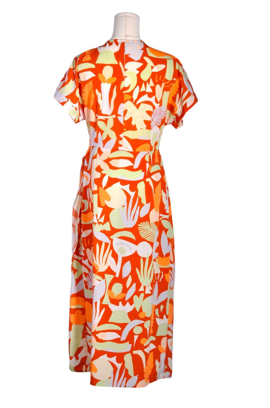MONKI Women Wrap Dresses Regular fit in Orange - M - Velora