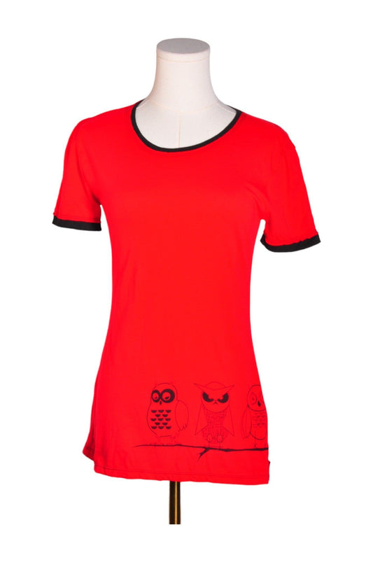 UNBRANDED Women T-Shirts Regular fit in Red - S - Velora
