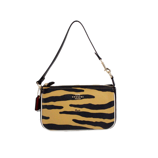Coach Nolita 19 Tiger Motif Mini Handle Wristlet