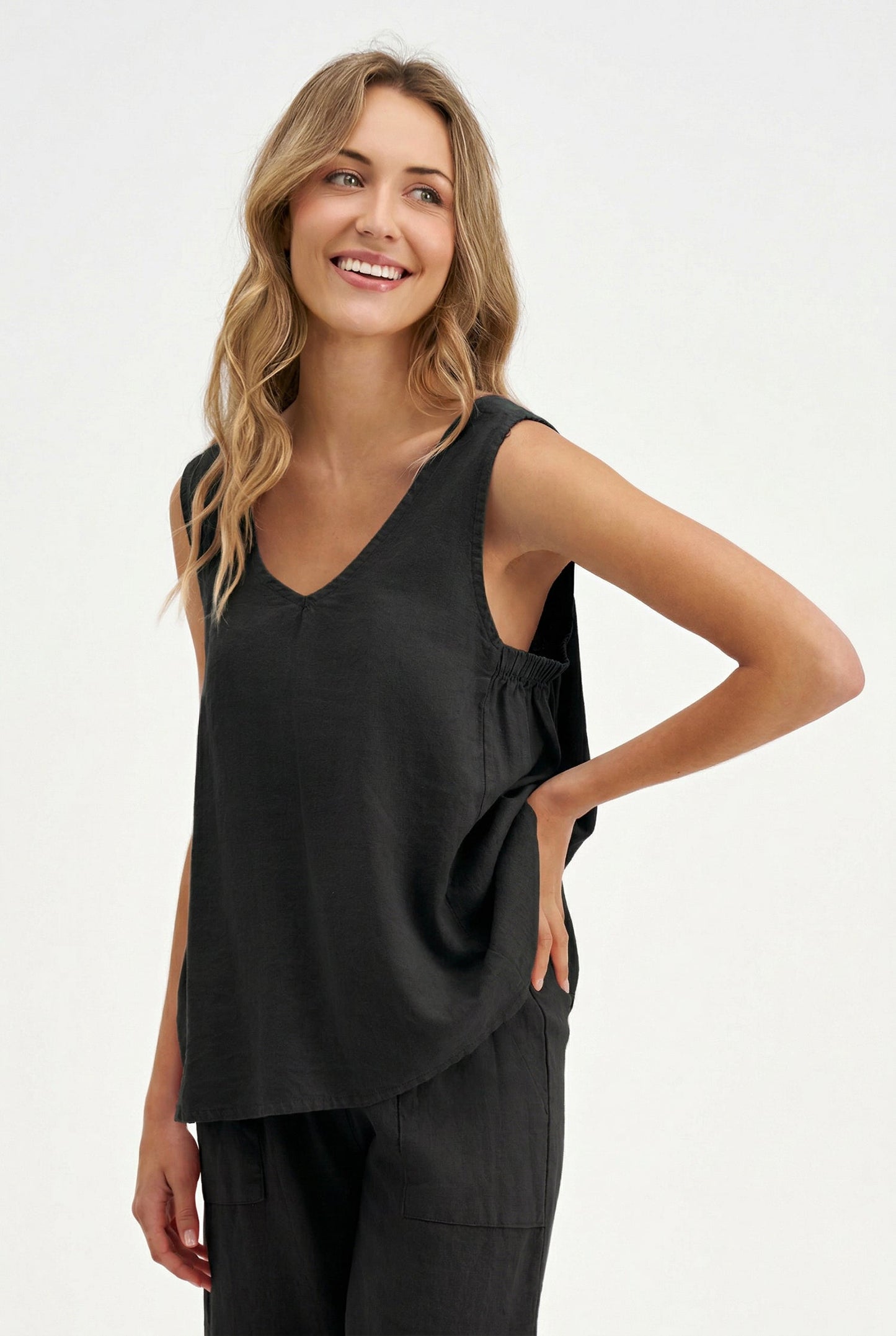 Women's Woven Sleeveless Top