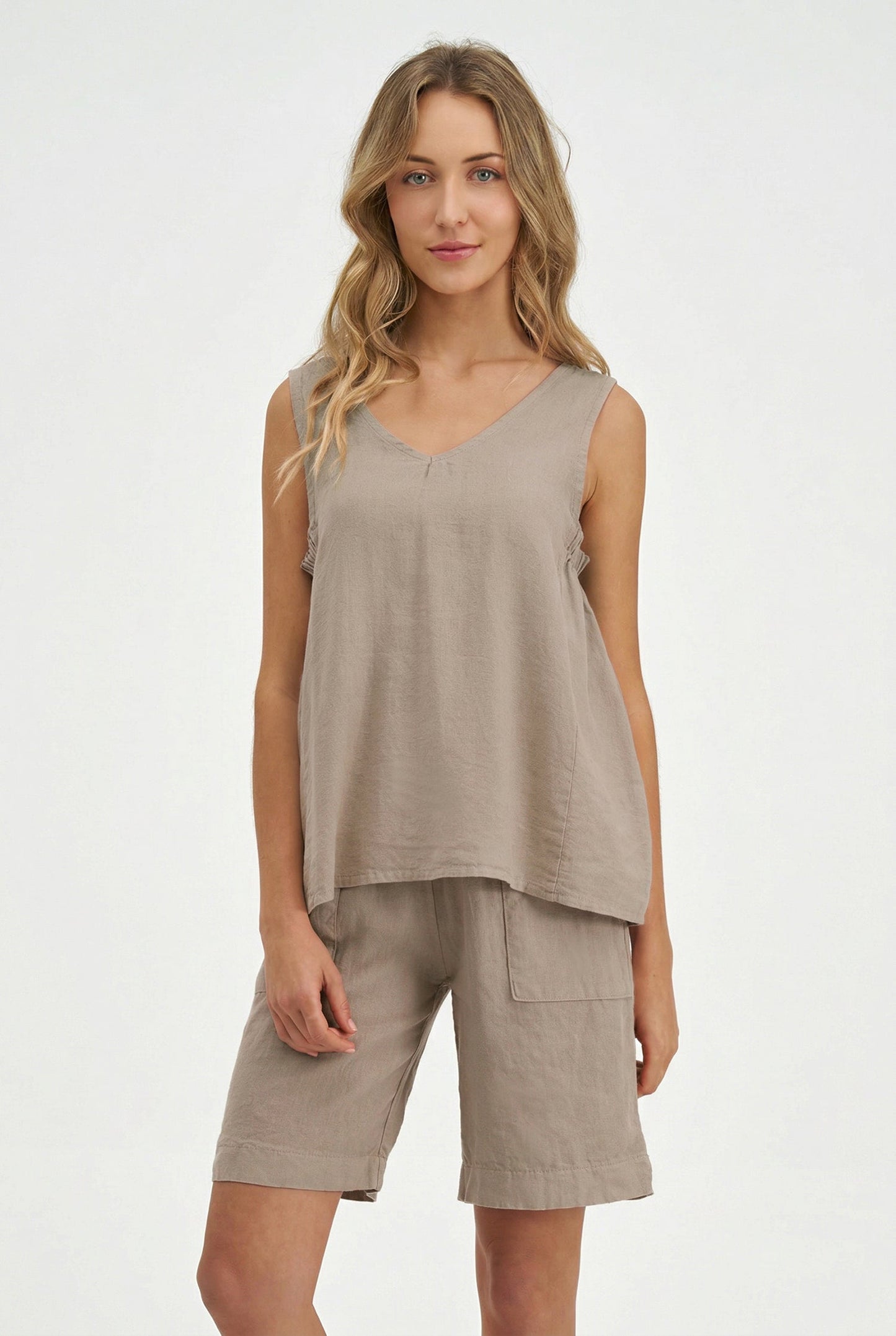Women's Woven Sleeveless Top