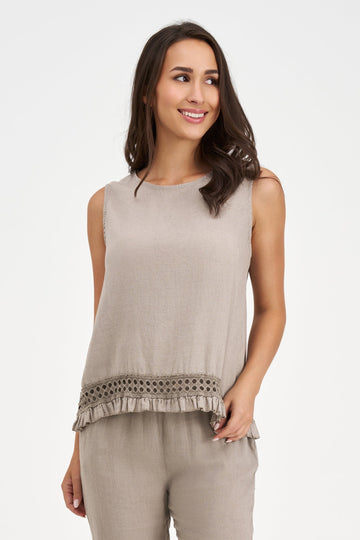 Women's Woven Sleeveless Top